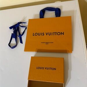 Louis Vuitton Orange and Blue Gift Set